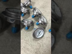 63mm 2.5インチ バックフランジ液体充填耐衝撃圧力計