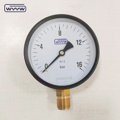 メーカー卸売 100mm 1/2&quot;bsp底 0-16bar kl1.6 安い気圧計