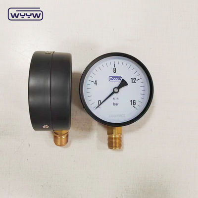 メーカー卸売 100mm 1/2&quot;bsp底 0-16bar kl1.6 安い気圧計