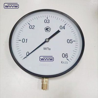ダイヤルサイズ 250mm底 M20X1.5 黒鋼 一般気圧計会社