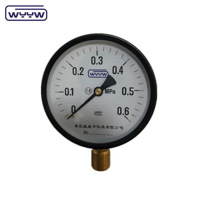 底部 1/2&quot;bsp CE 100mm 一般的なOEM利用可能な気圧計