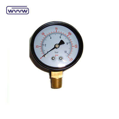 スイミングプールフィルターの圧力計 2&quot;ダイヤル,0-60 Psi,底部マウント 1/4&quot;パイプスレッド