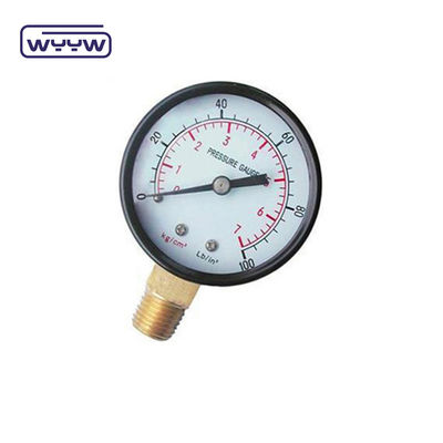 スイミングプールフィルターの圧力計 2&quot;ダイヤル,0-60 Psi,底部マウント 1/4&quot;パイプスレッド