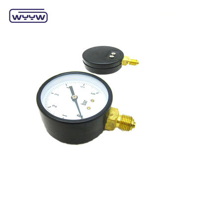 WYYW 100mm 鉄箱 MS 下部接続マノメーター 16bar