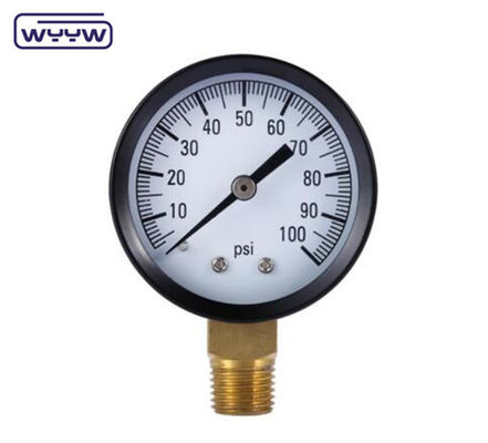 中国 工場 マノメーターバー psi 60mm 水圧試験計