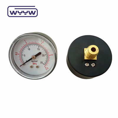 中国 圧力計 工場価格 1.5&quot; 40mm 0-3.5bar プラスチック軸性ガスマノメーター