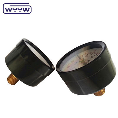 40mm 軸棒 Psi 空気ポンプ 圧力計 マノメーター バックマウント
