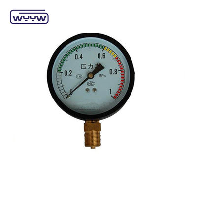 OEM KL 1.6 標準圧力計 下部マウント 鋼ケース / 青銅材料