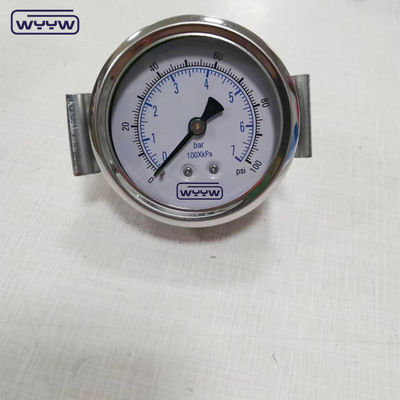 不同鋼工業用液体充填液圧量計 1500psi圧量計付き