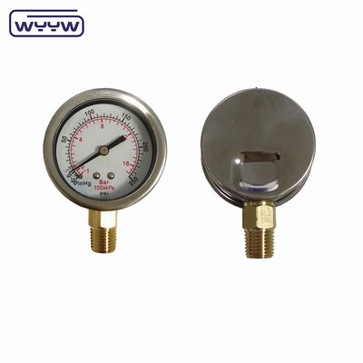 工業気圧計 YN52mm 液圧油圧圧計 52mm 1/4NPT