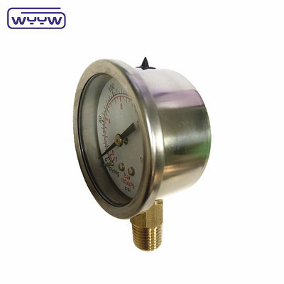 バック接続 圧力計 マノメーター 衝撃耐性 60mm