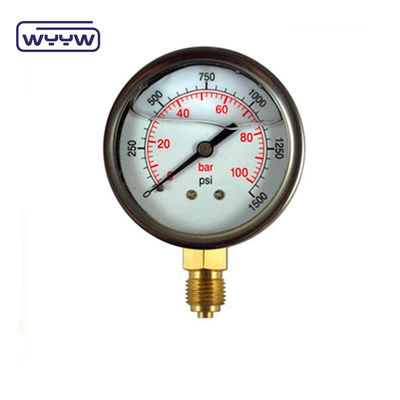 ガリセリン用液圧工業圧力計マノメーター 60mm