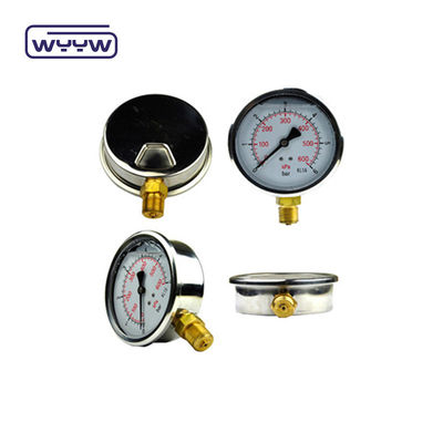 ガリセリン用液圧工業圧力計マノメーター 60mm