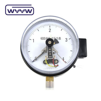 標準の 63mm 電動接触圧力計 底部設置