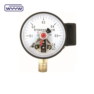 NO+NO 黒鋼ケース 1.6MPa 100mm 380V 電動接触マノメーター AC圧力計