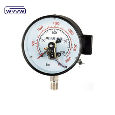 NO+NO 黒鋼ケース 1.6MPa 100mm 380V 電動接触マノメーター AC圧力計