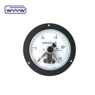 WYYW 電気接触圧力計 前側フレンズ付きバックマウント