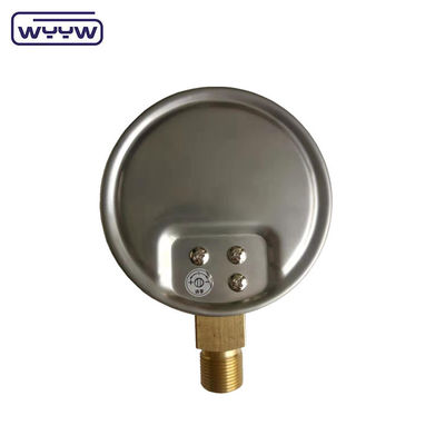 中国 工場 カプセル圧力計 100mm mbar ss ケース 青銅接続 1/2&quot;bsp Cmh2o低圧気圧計