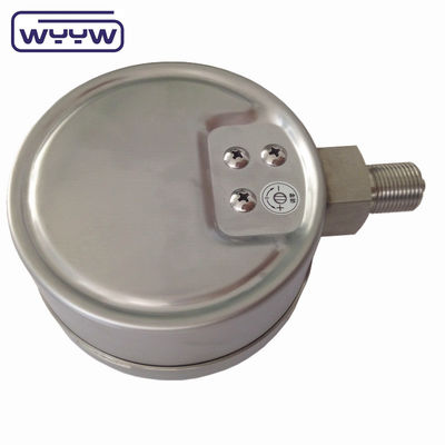 100mm 4&quot; 全ステンレス鋼圧力計 ベロー型圧力計