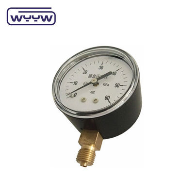 60-100mm CmH2O カプセル圧力計マノメーター 1.6% 正確さ