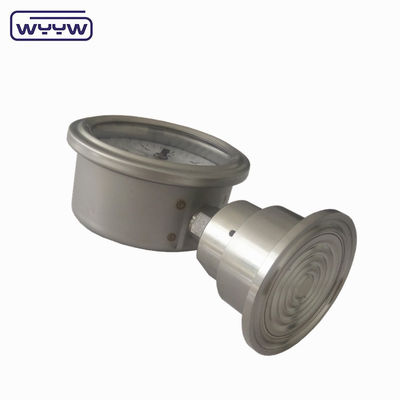 SS316 シリコン衛生用圧力計 100mm 1.6% 正確さ