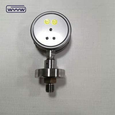 SS316 シリコン衛生用圧力計 100mm 1.6% 正確さ