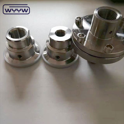 2&quot; 1.5&quot; 1/2&quot; NPT 弁圧計 ステンレス鋼 SS316 トライ クランプ 圧計