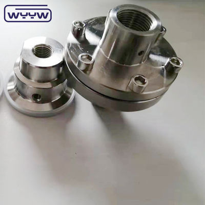 2&quot; 1.5&quot; 1/2&quot; NPT 弁圧計 ステンレス鋼 SS316 トライ クランプ 圧計