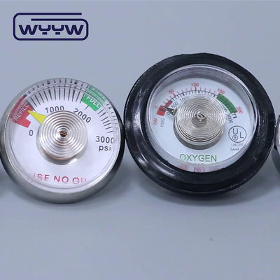 38mmの酸素を使用する 石油なしの Psi 医療圧力マノメーター