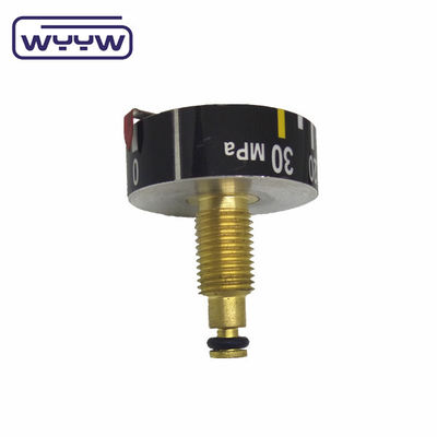 30mm 1/8&quot; Bsp ミニ圧力計 4500 Psi クロム付銅材