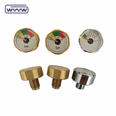 小型気圧計 マノメーター 23mm 22mm ヘクサゴン ミニ気圧計