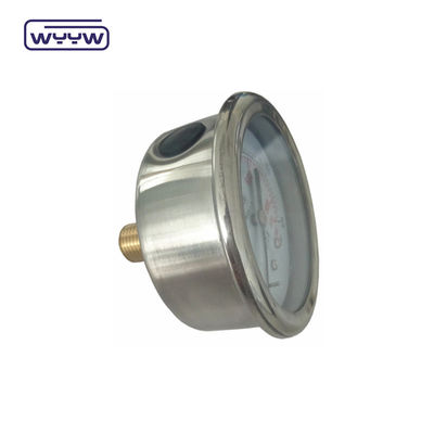 軸性グリセリン 63mm 化合物圧力計 水圧計 テスト器 バックマウント