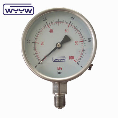 乾燥型SS304圧力計の製造