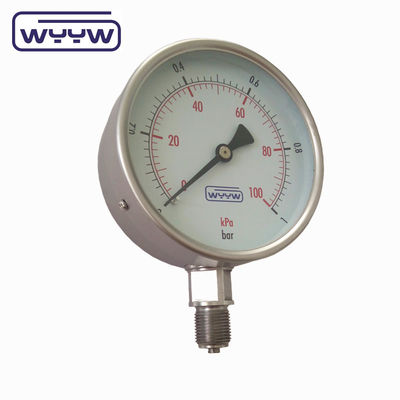 乾燥型SS304圧力計の製造