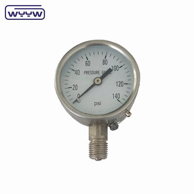 60mm ボードンチューブ圧力計 無油酸素圧力計 メーター