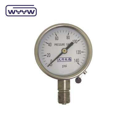 1/4&quot;Bsp 304ステンレス鋼 圧力計 底部接続 60mm