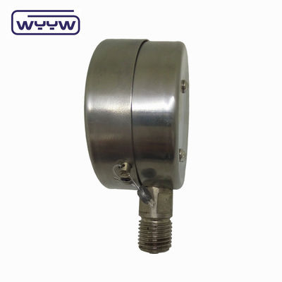1/4&quot;Bsp 304ステンレス鋼 圧力計 底部接続 60mm