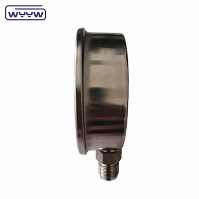 SS304 0-100Bar PSI 63mm 100mm グリセリン マノメーター 圧力計 グリセリン 詰め