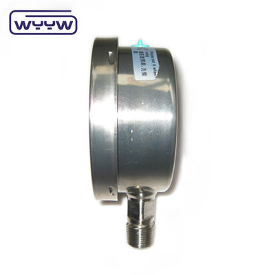 バヨネット Kgf/Cm2 Psi 4&quot;液体で満たされた圧力計 下部接続