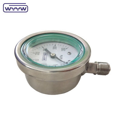 60mm ダブルスケール オールSS圧力計 グリセリン満タン圧力計