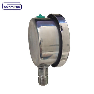 60mm ダブルスケール オールSS圧力計 グリセリン満タン圧力計