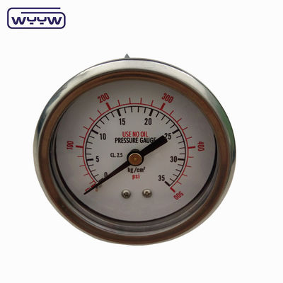 2.5&quot; 後部入口圧力計マノメーター グリセリン高圧計