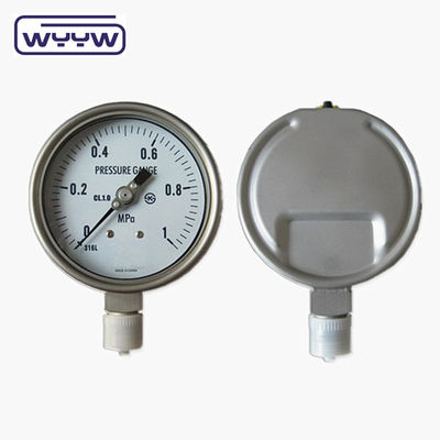 2.5&quot; SS304 オイルで満たされた高圧計 Psi 2.5% 1.6% 正確さ