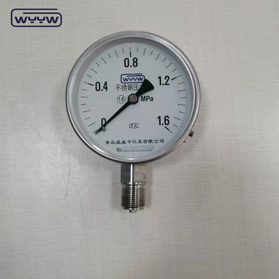 ステンレス鋼圧力計 乾燥底 1/2&quot;Bsp 空気水のために使用