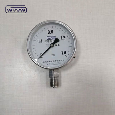 ステンレス鋼圧力計 乾燥底 1/2&quot;Bsp 空気水のために使用