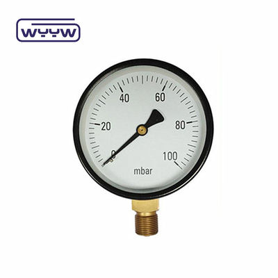 高精度カプセル mmH2O 圧力計 63mm 100mm 150mm 2.5% 圧力精度