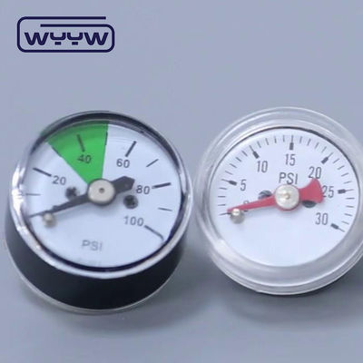 要求に応じて正確な印刷 1/8' Gスケール NPT/M スレッドの小さな圧力ダイヤル