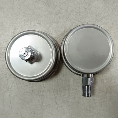 2.5" (60mm) Glycerin Filled Pressure Gauge with 316 Stainless Steel Construction for Vibration Resistance