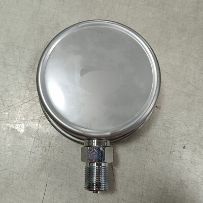 4インチ 100mm 液体充填油圧圧力計、0-2.5MPa/0-25kgf/cm² 範囲、耐衝撃設計