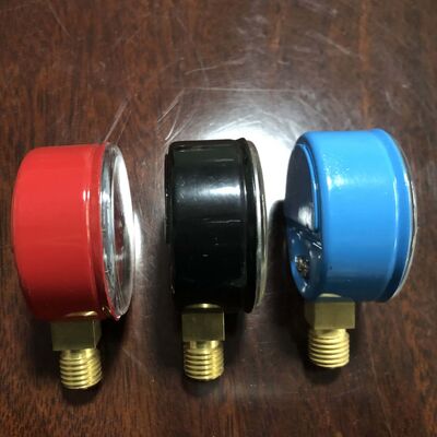 2インチ (50mm) のガス試験圧力計 0-25MPa の範囲とガスシステムのための高精度認証